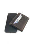 Spring Creek Minimalist Leather Wallet Card Holder